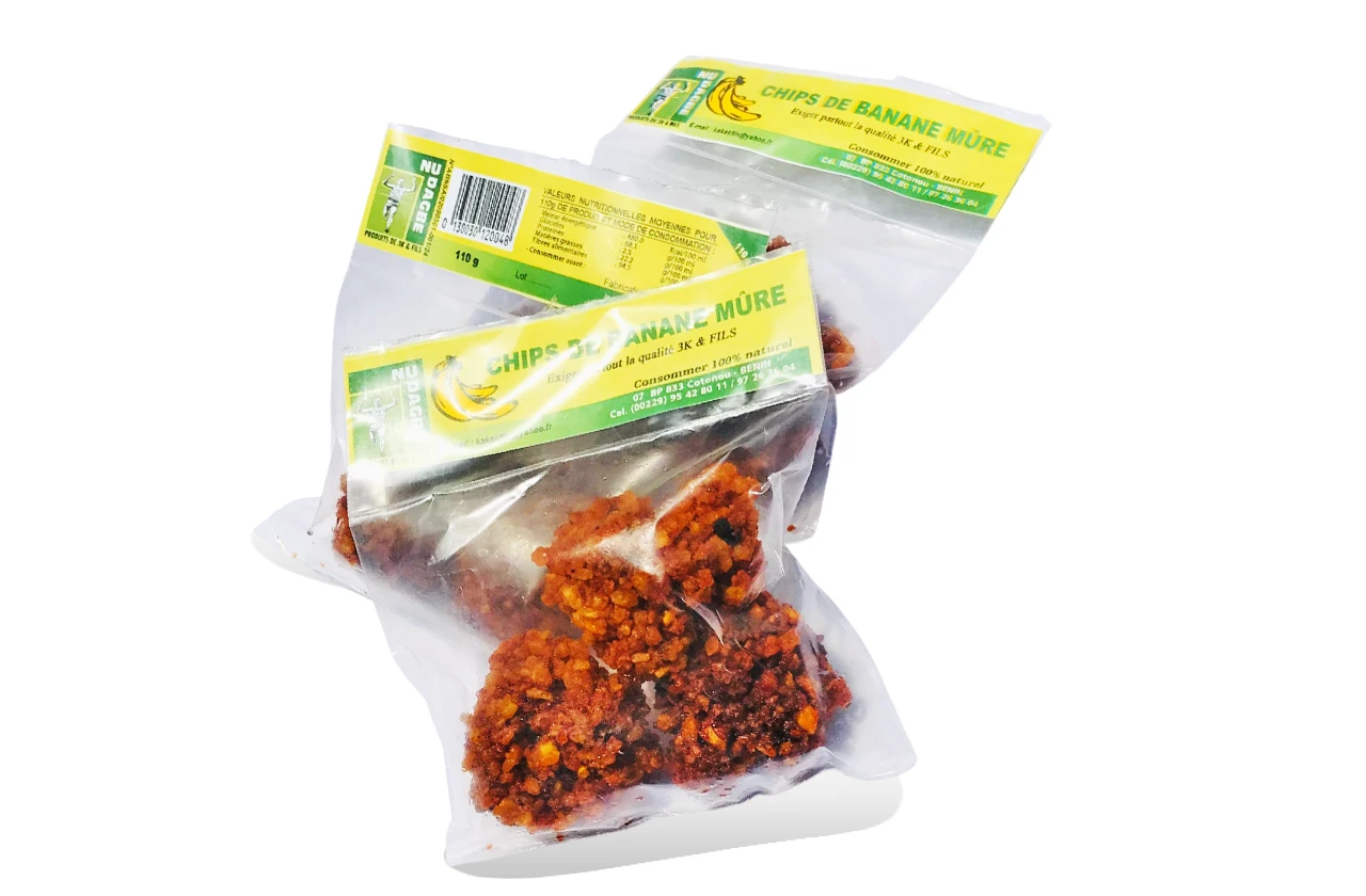 CHIPS BANANE MURE- AHAYOUE EN SACHET NOUDAGBE