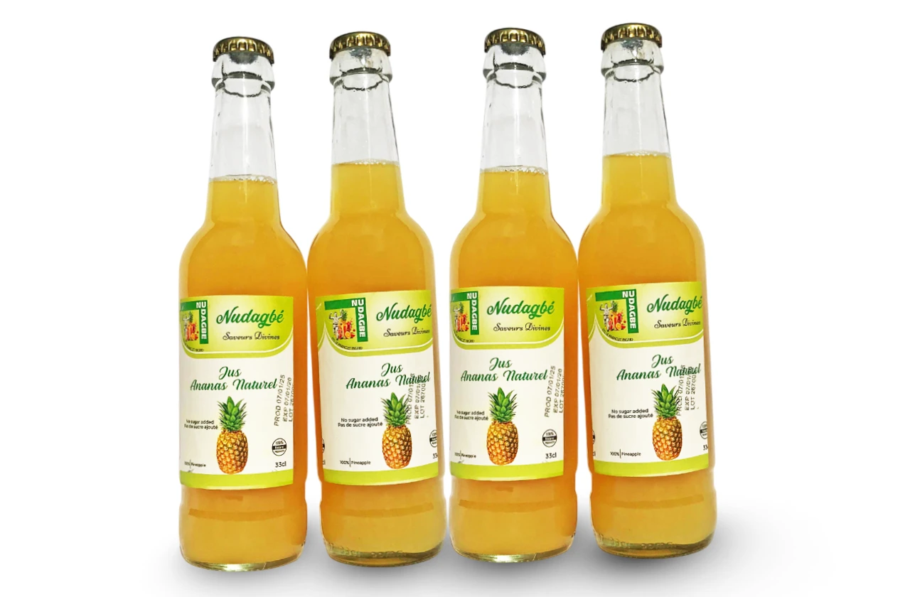 JUS D'ANANAS NATUREL EN PACK DE 6 - 33 cl