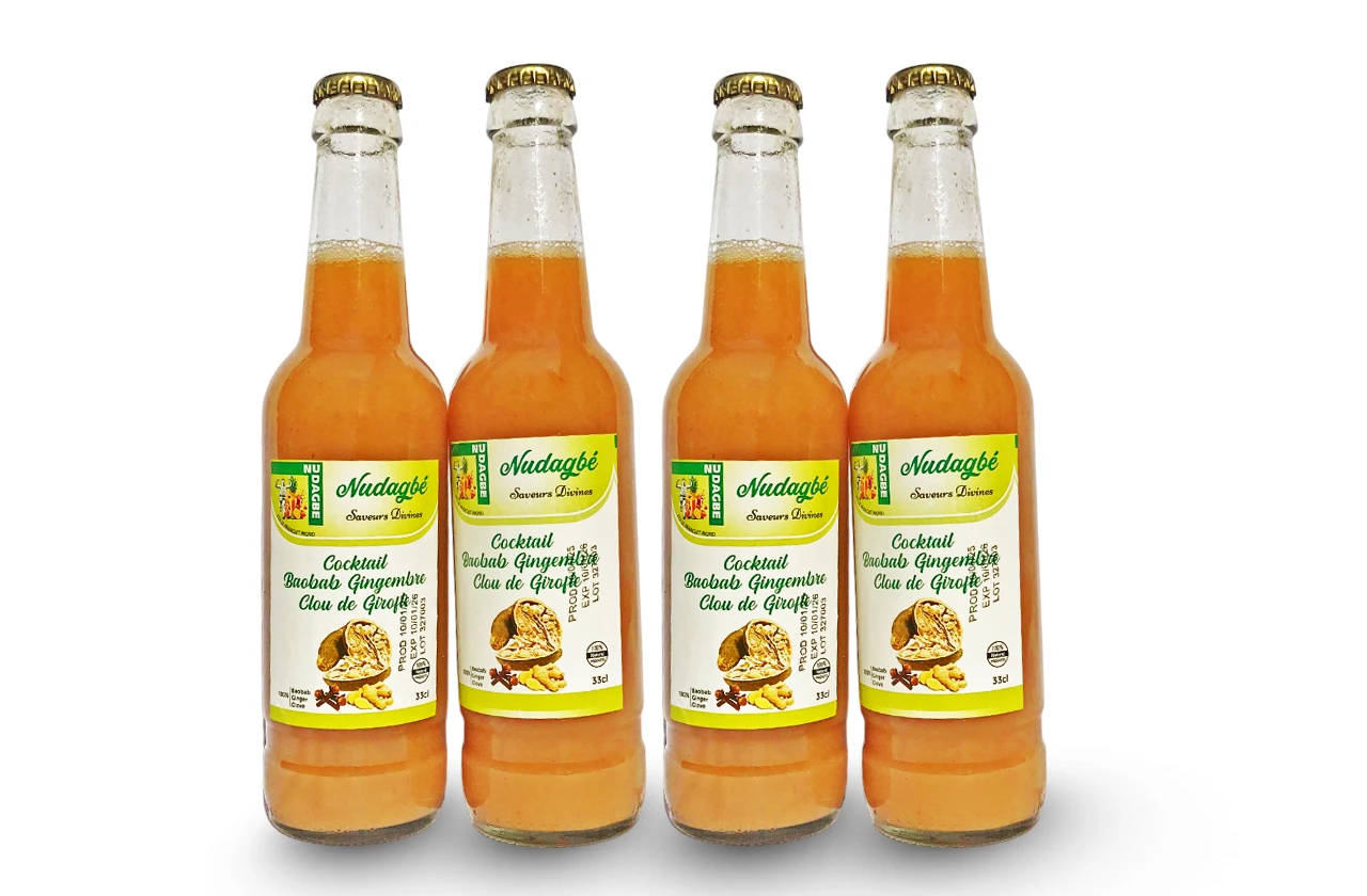 COCKTAIL BAOBAB GINGEMBRE CLOU DE GIROFLE EN PACK DE 6 - 33 cl