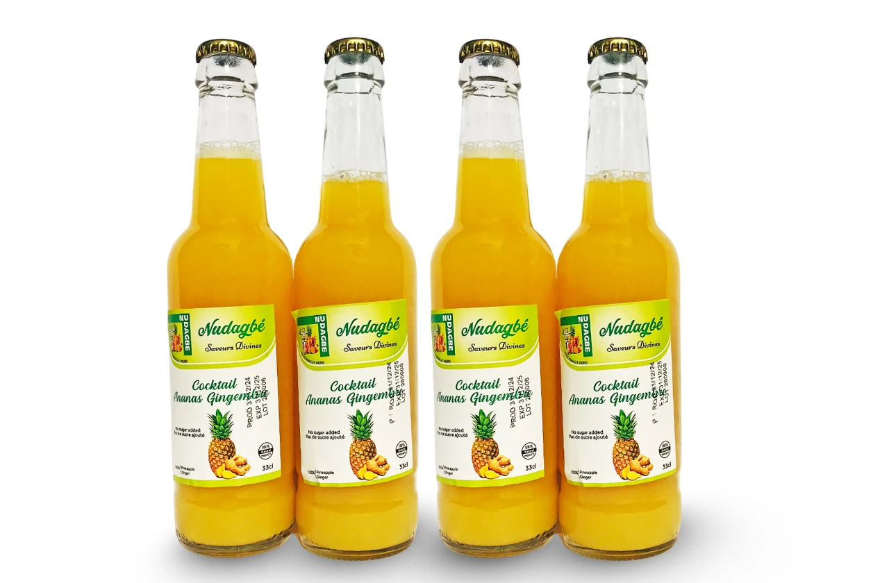 COCKTAIL GINGEMBRE ANANAS EN PACK DE 6 - 33 cl